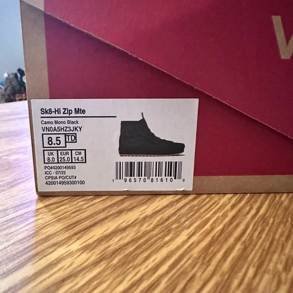 VANS Black Suede Toddler Sneakers